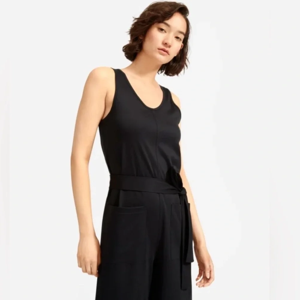 Everlane luxe cotton jumpsuit Small - Picture 2 of 9